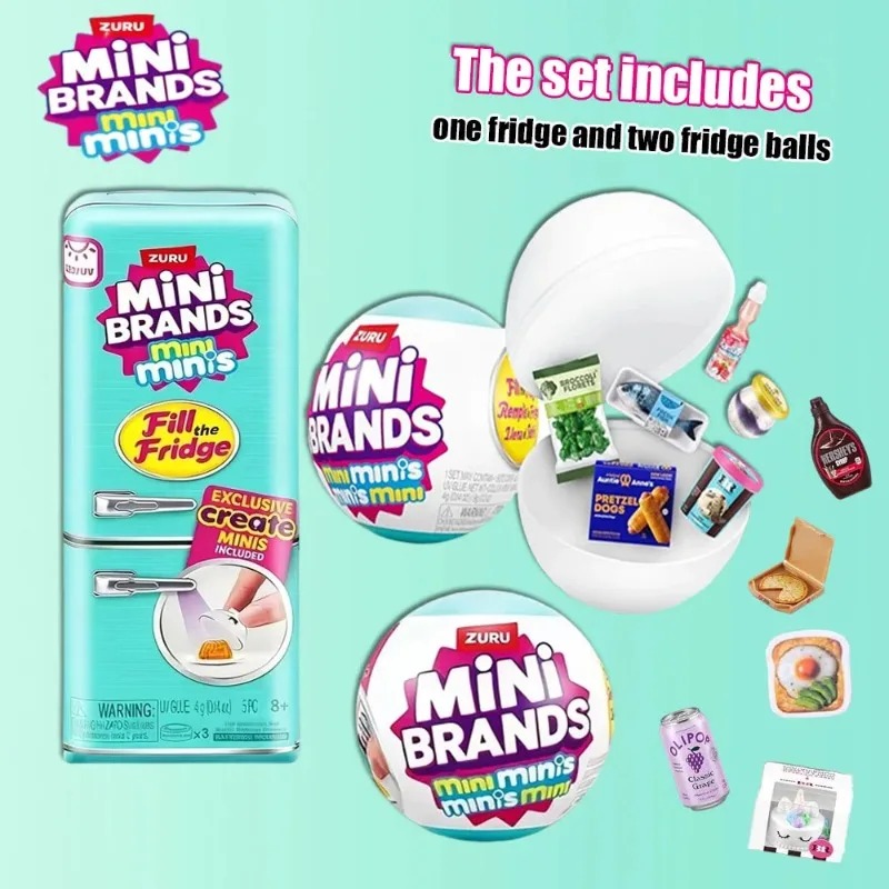 Ornament Ball Set - ZURU Mini koelkastset mini merk ball