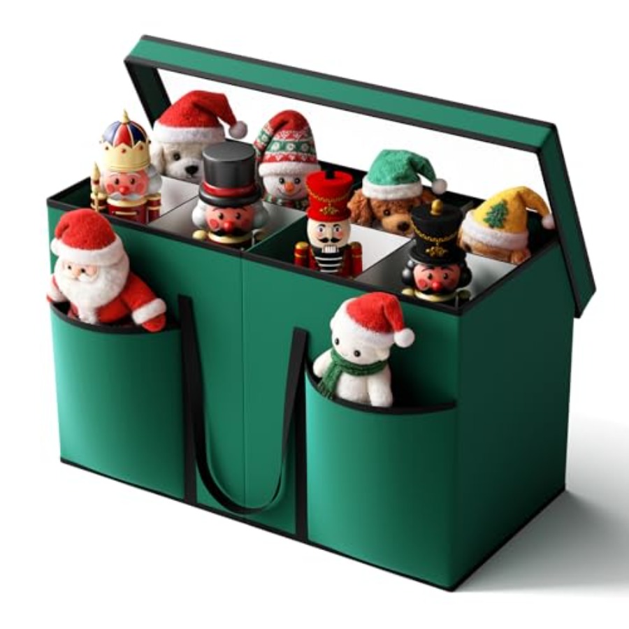 Nutcracker Figurine - Opbergdoos voor kerstfiguren en notenkrakers met