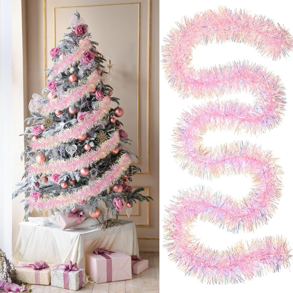 Tinsel Garland Decoration - 2M/9CM Kerstversiering Strip Kleurrijke Strips DIY