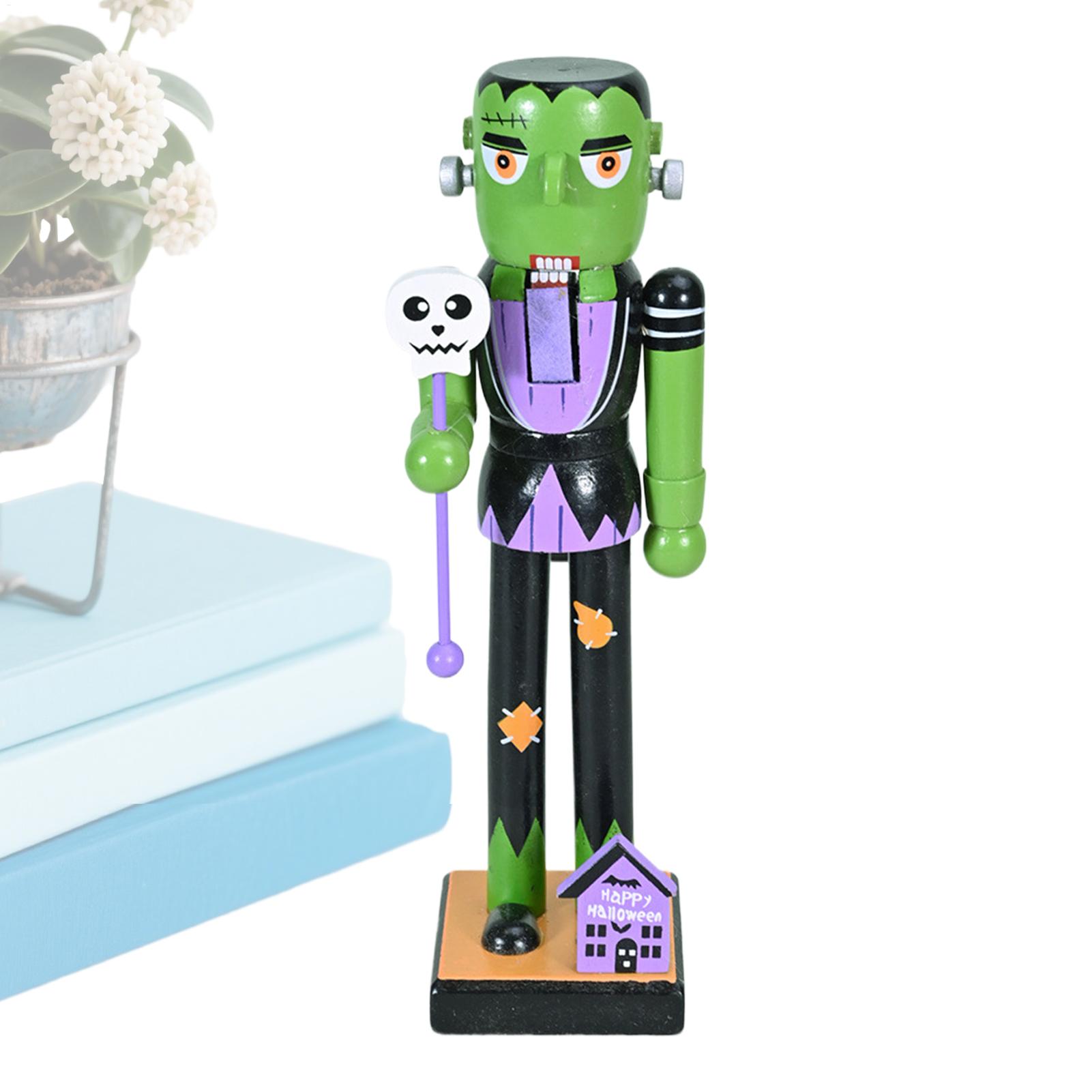 Nutcracker Figurine - Halloween Houten Notenkraker Vakantie Decor Skelet