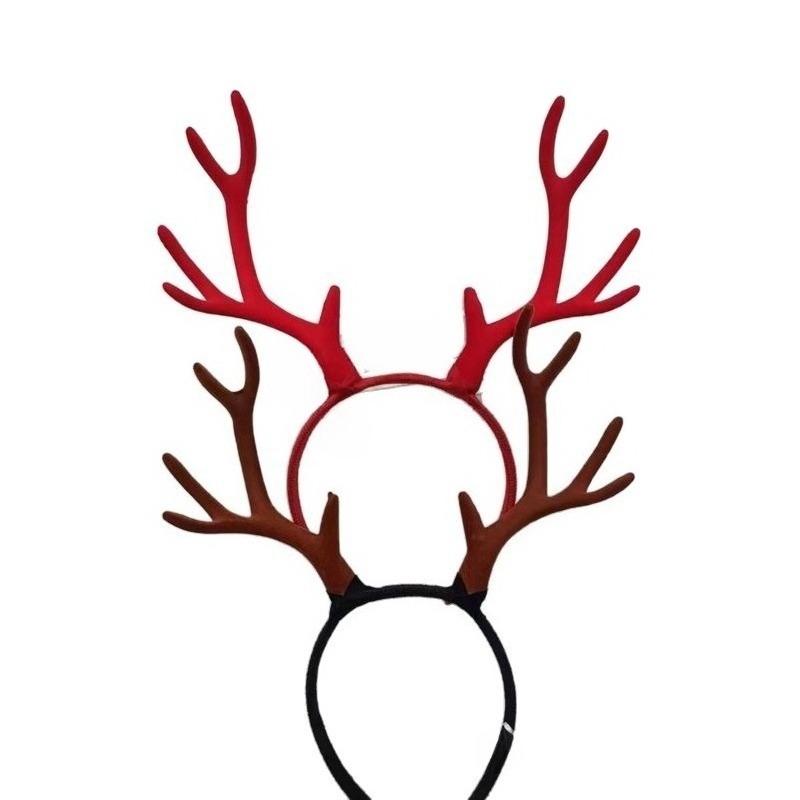 Reindeer Antlers Headband - 10 paar 17 cm Gevlokt Rendier