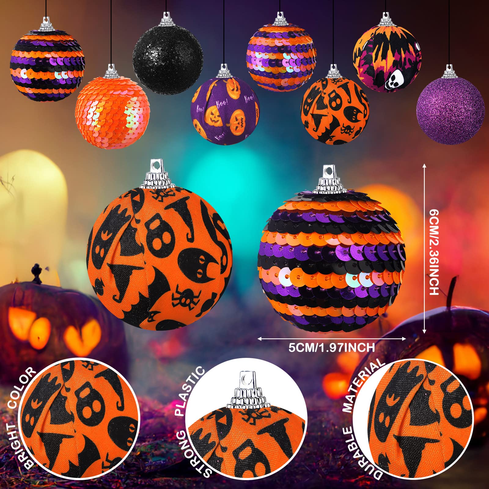 Halloween Ornamenten Boomdecor - Ornament Ball Set recensie en prijs