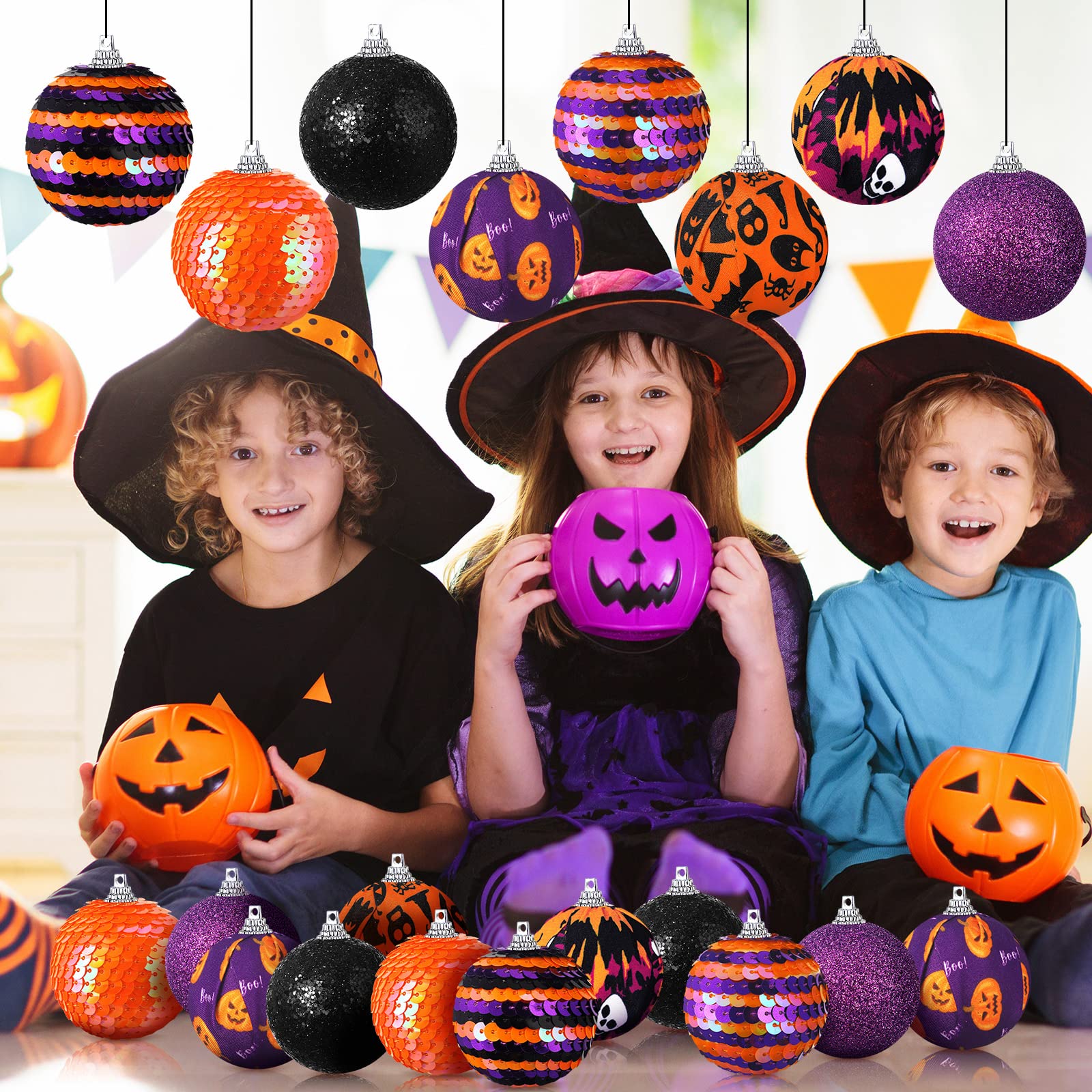 Halloween Ornamenten Boomdecor - Ornament Ball Set recensie en prijs
