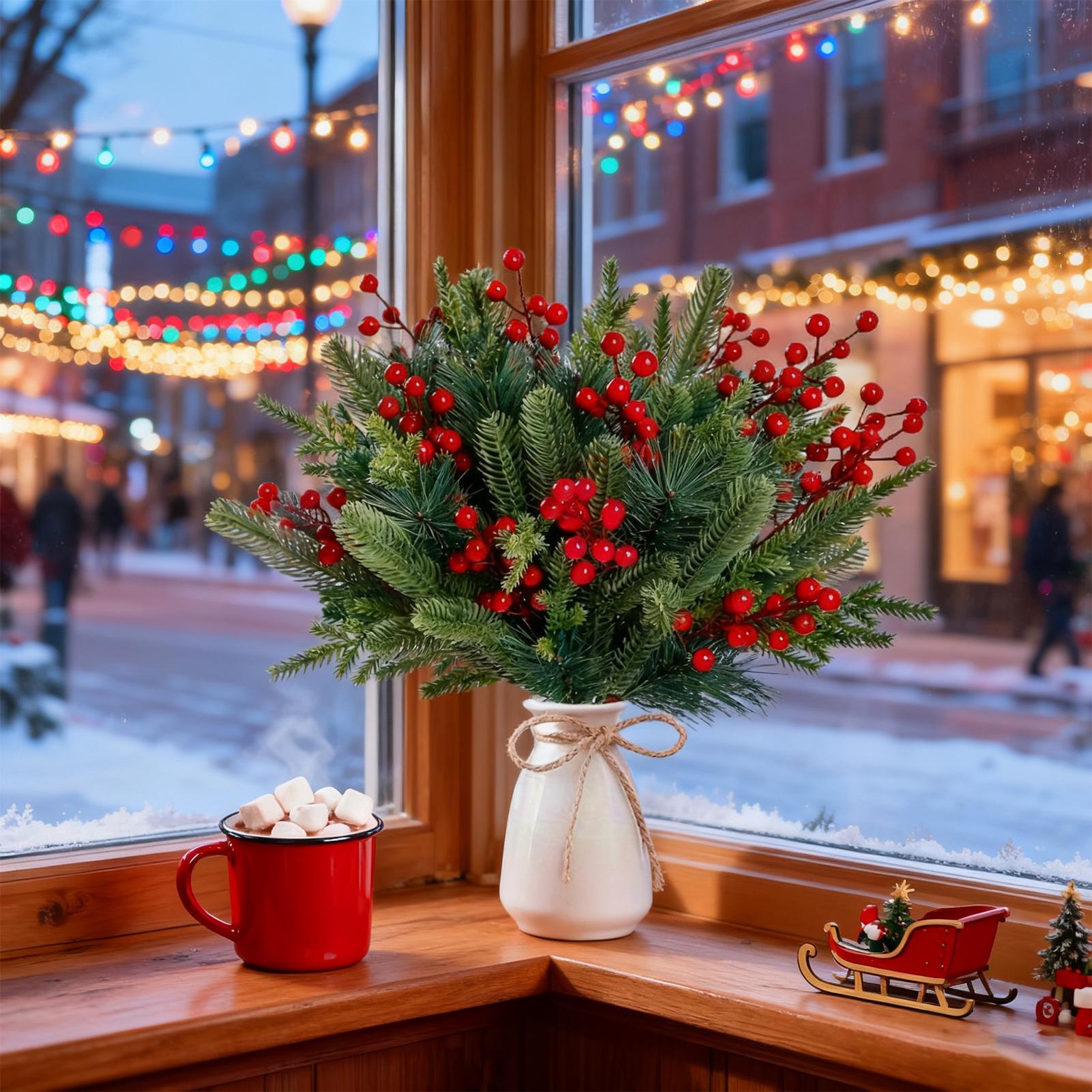 Pijnboomtakken Faux Groene Pla - Christmas Wreath Fake recensie en prijs