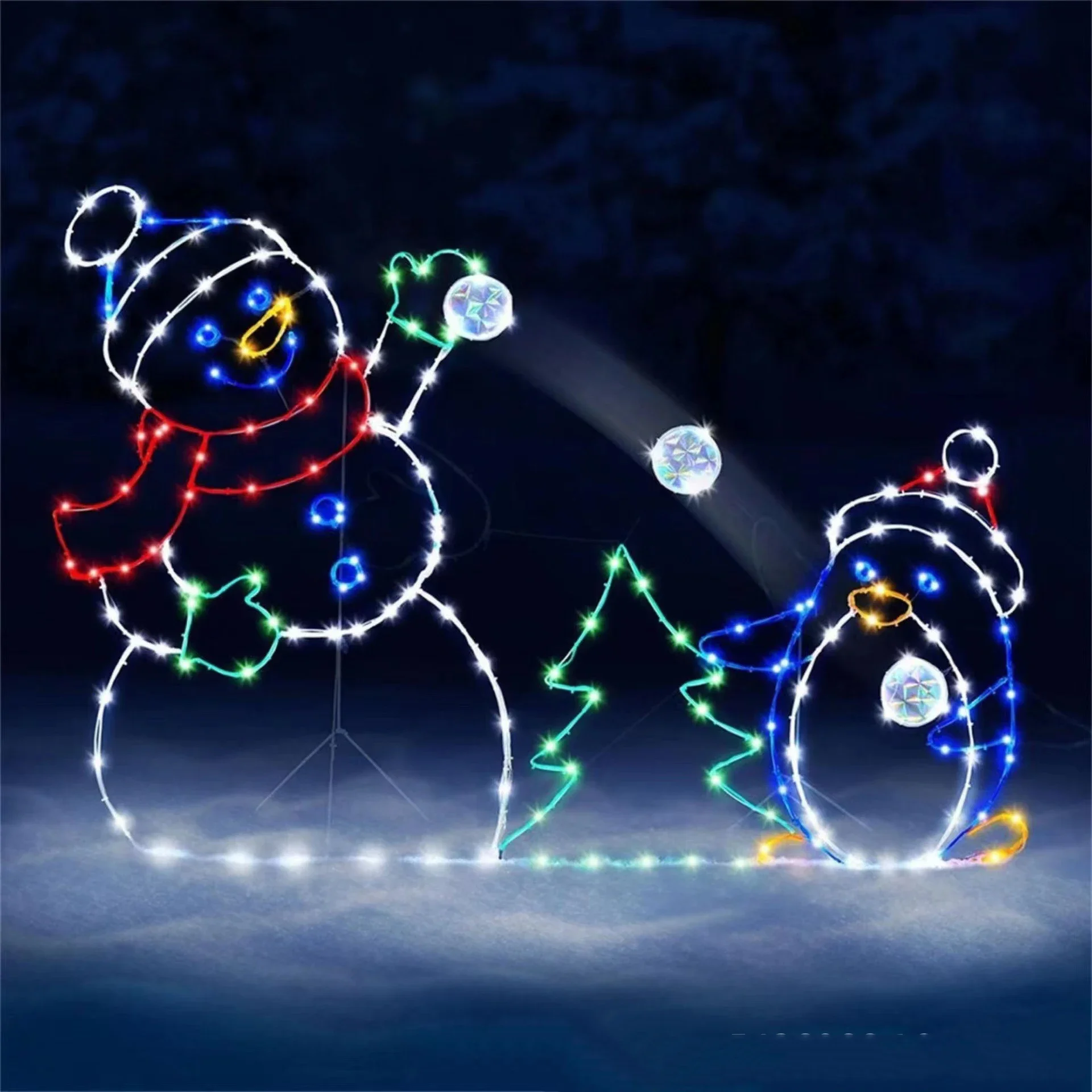 Geanimeerd sneeuwballicht LED  - Christmas Lights Outdoor recensie en prijs