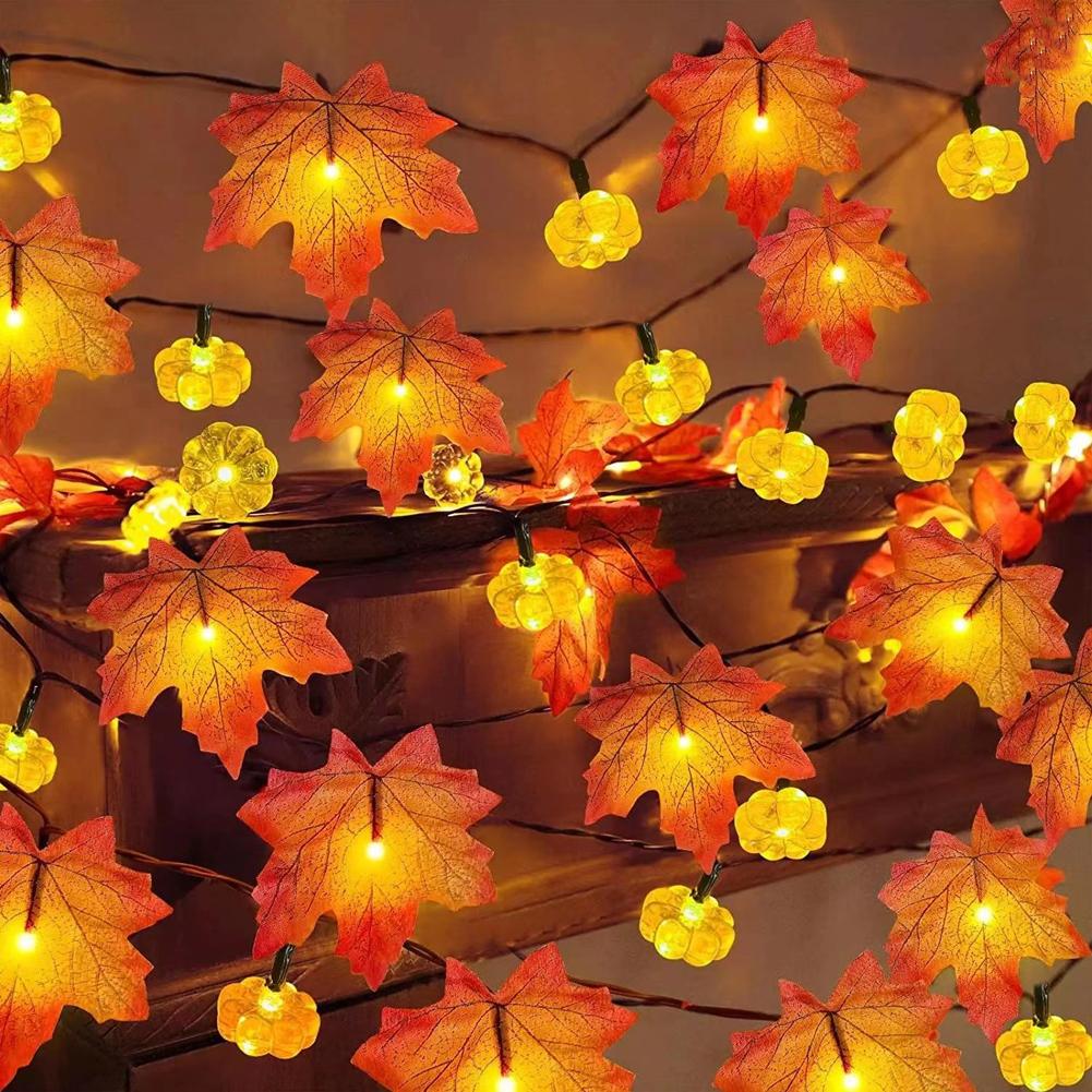 LED Maple Leaf Platte Pompoen  - Led Fairy String Lights recensie en prijs