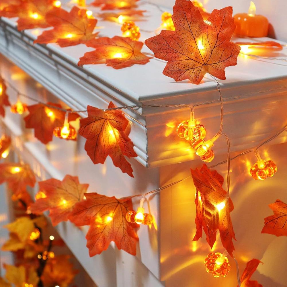 LED Maple Leaf Platte Pompoen  - Led Fairy String Lights recensie en prijs