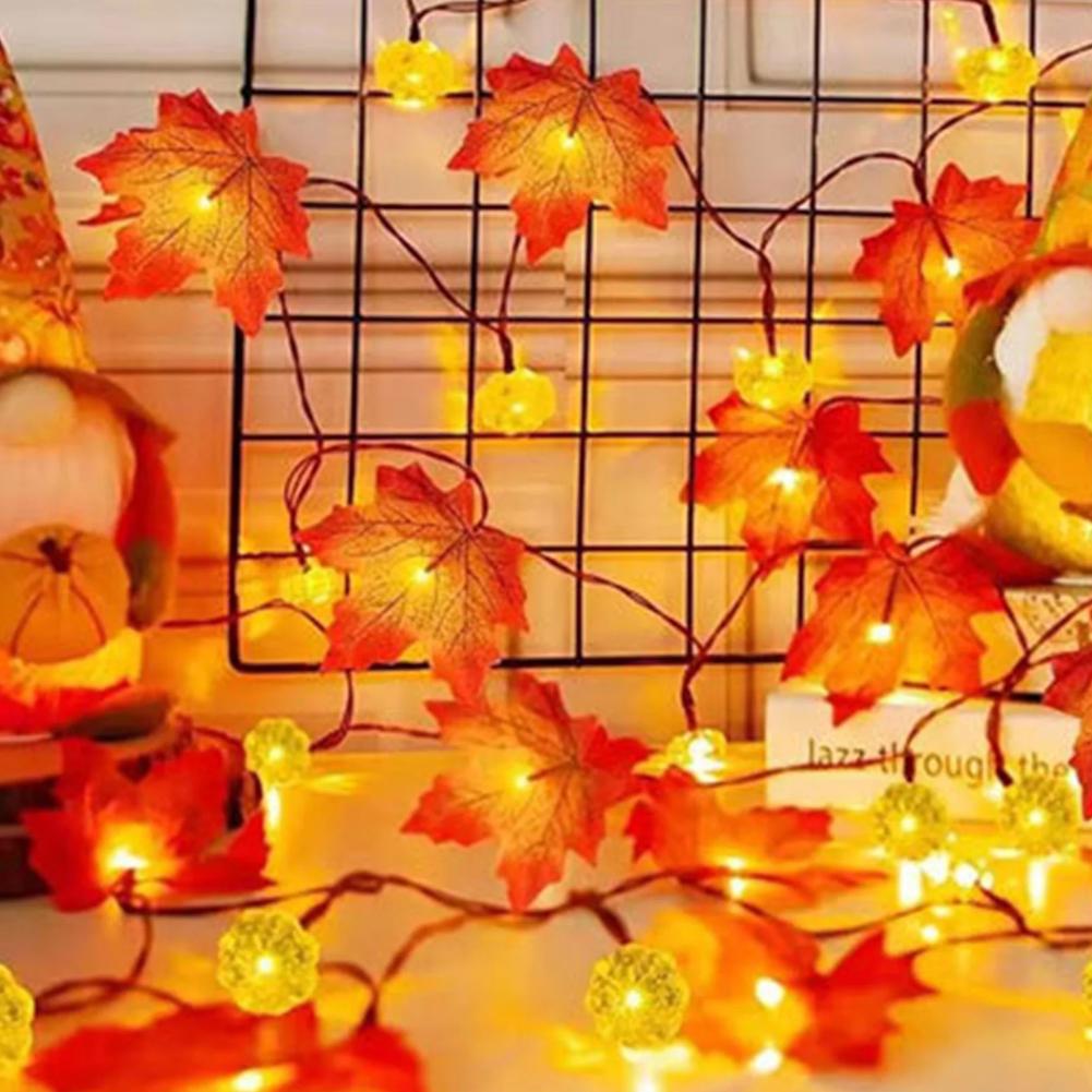 LED Maple Leaf Platte Pompoen  - Led Fairy String Lights recensie en prijs