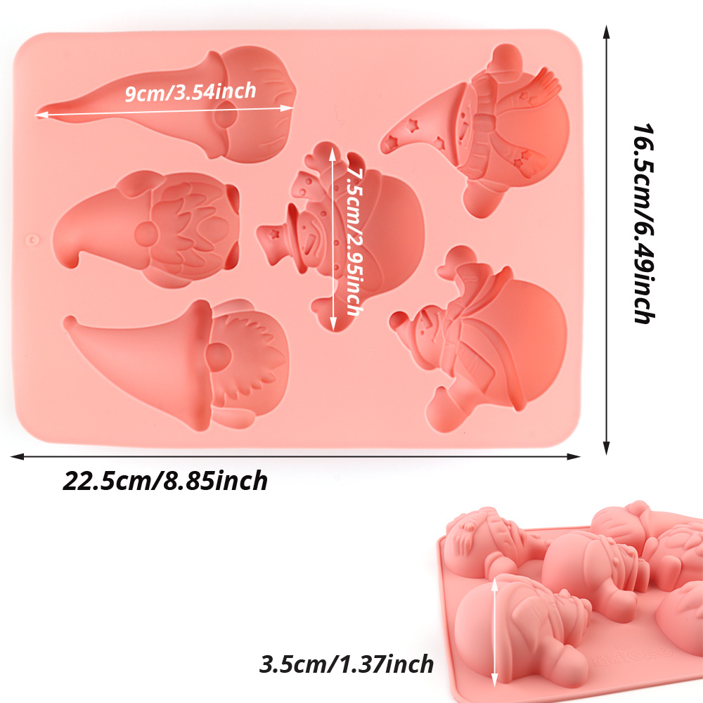 6-delige siliconen bakvorm voo - Holiday Candle Set recensie en prijs