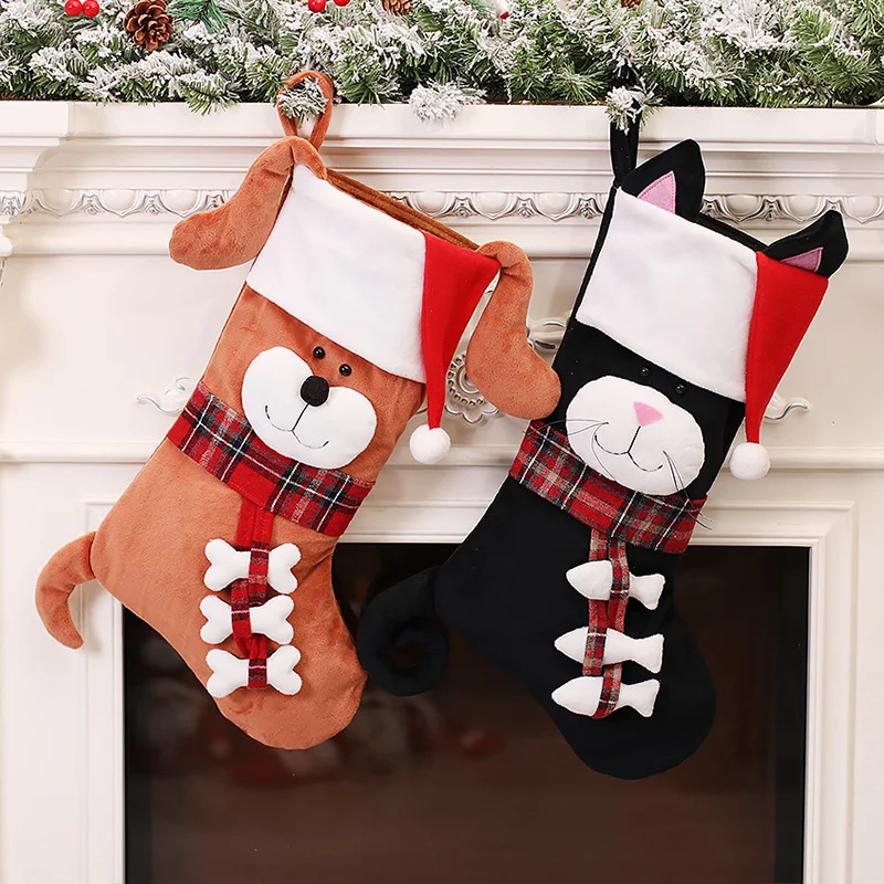 3D dieren kerstsokken pluche h - Christmas Stocking Hanging recensie en prijs