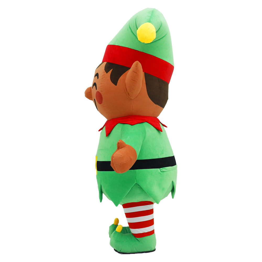 Opblaasbare kerstelf pluche ko - Elf Costume Christmas recensie en prijs