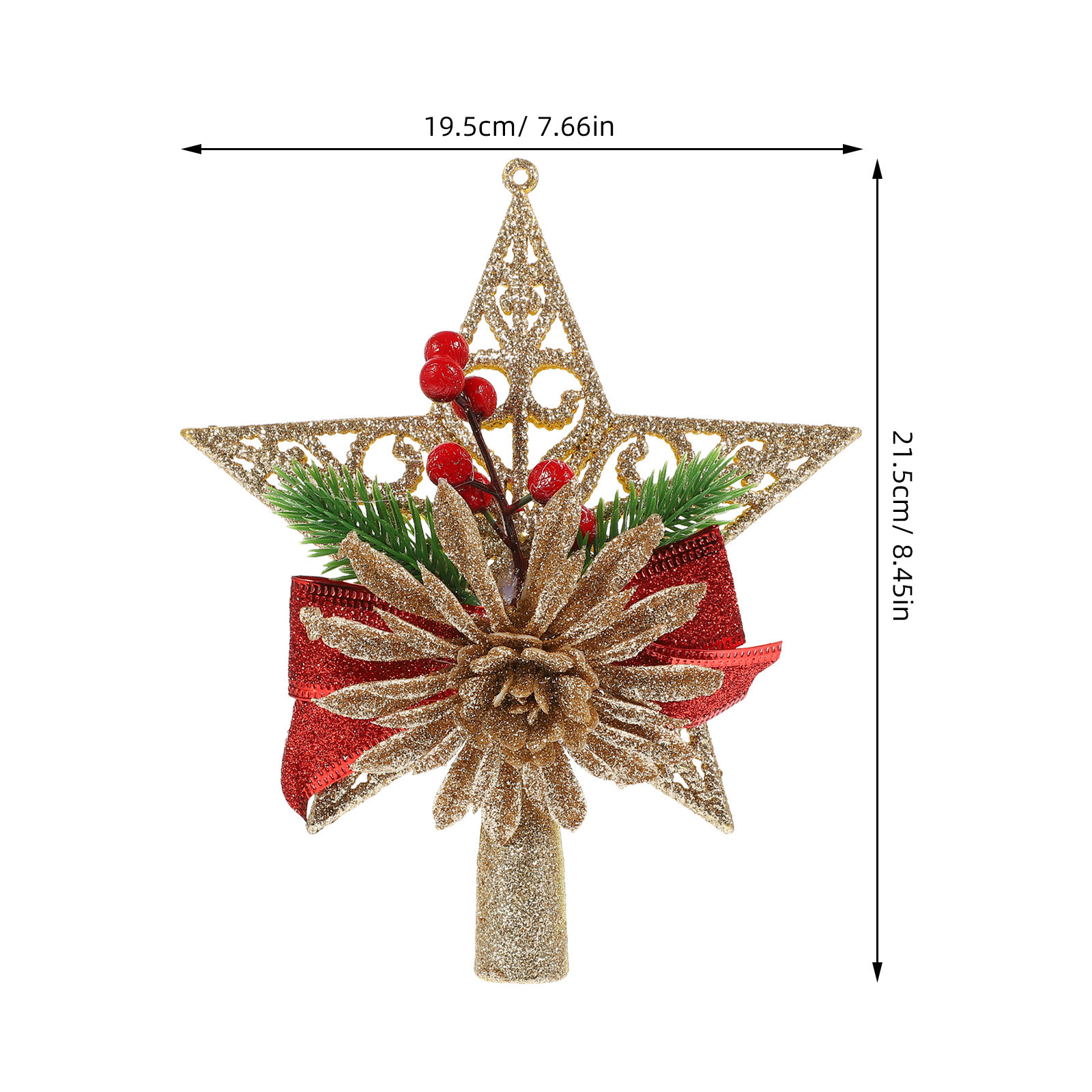 1 stuk Kerstboomtopper Prachti - Star Tree Topper recensie en prijs