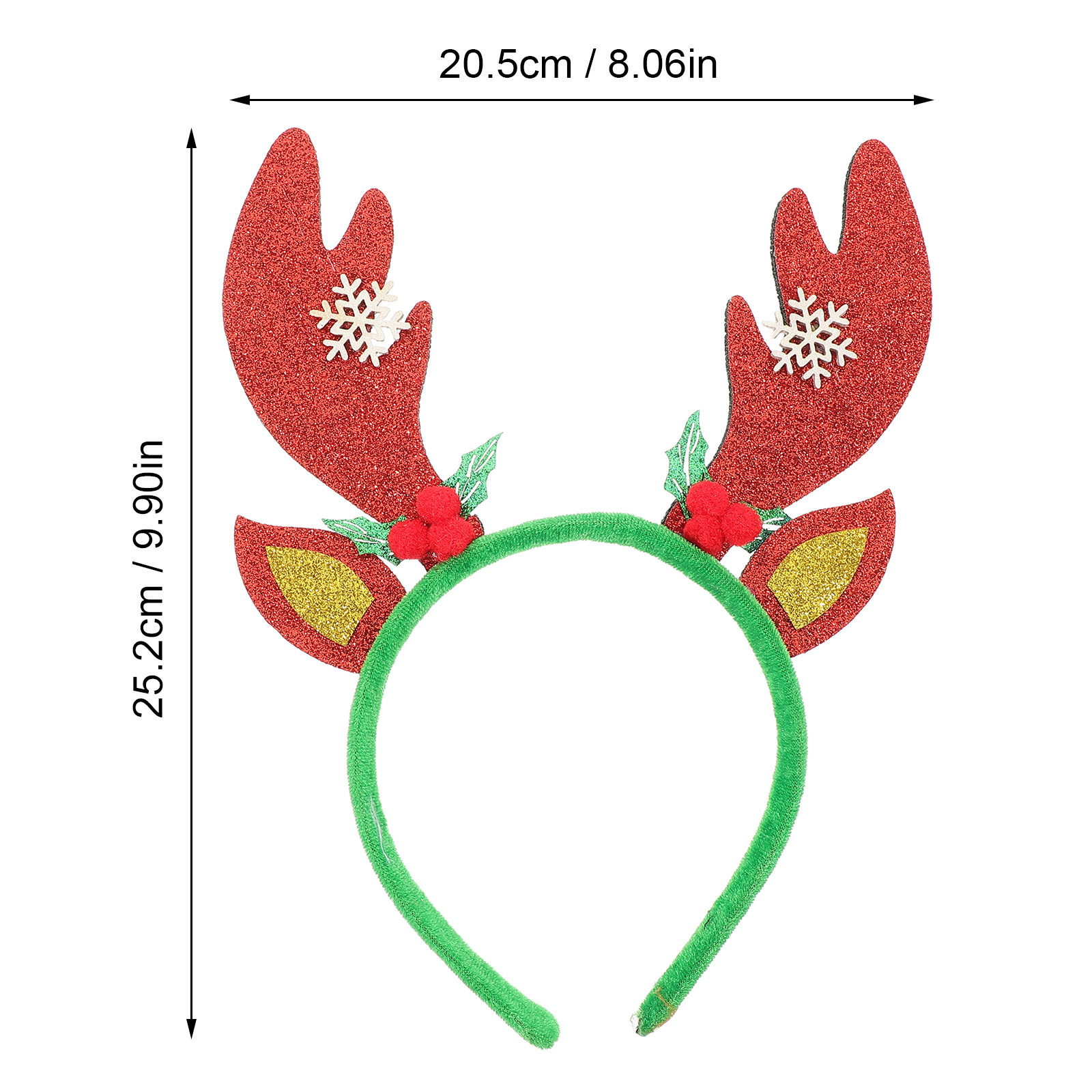 Kerst hertenhoorn hoofdband ro - Reindeer Antlers Headband recensie en prijs