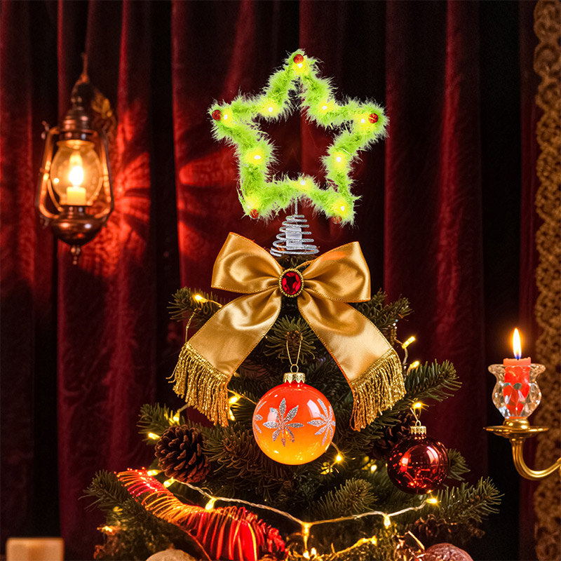 Pluche vijfpuntige ster Twisty - Star Tree Topper recensie en prijs