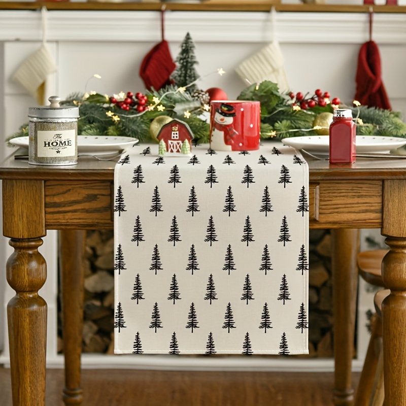 Eenvoudige kerstboom tafellope - Christmas Table Runner recensie en prijs
