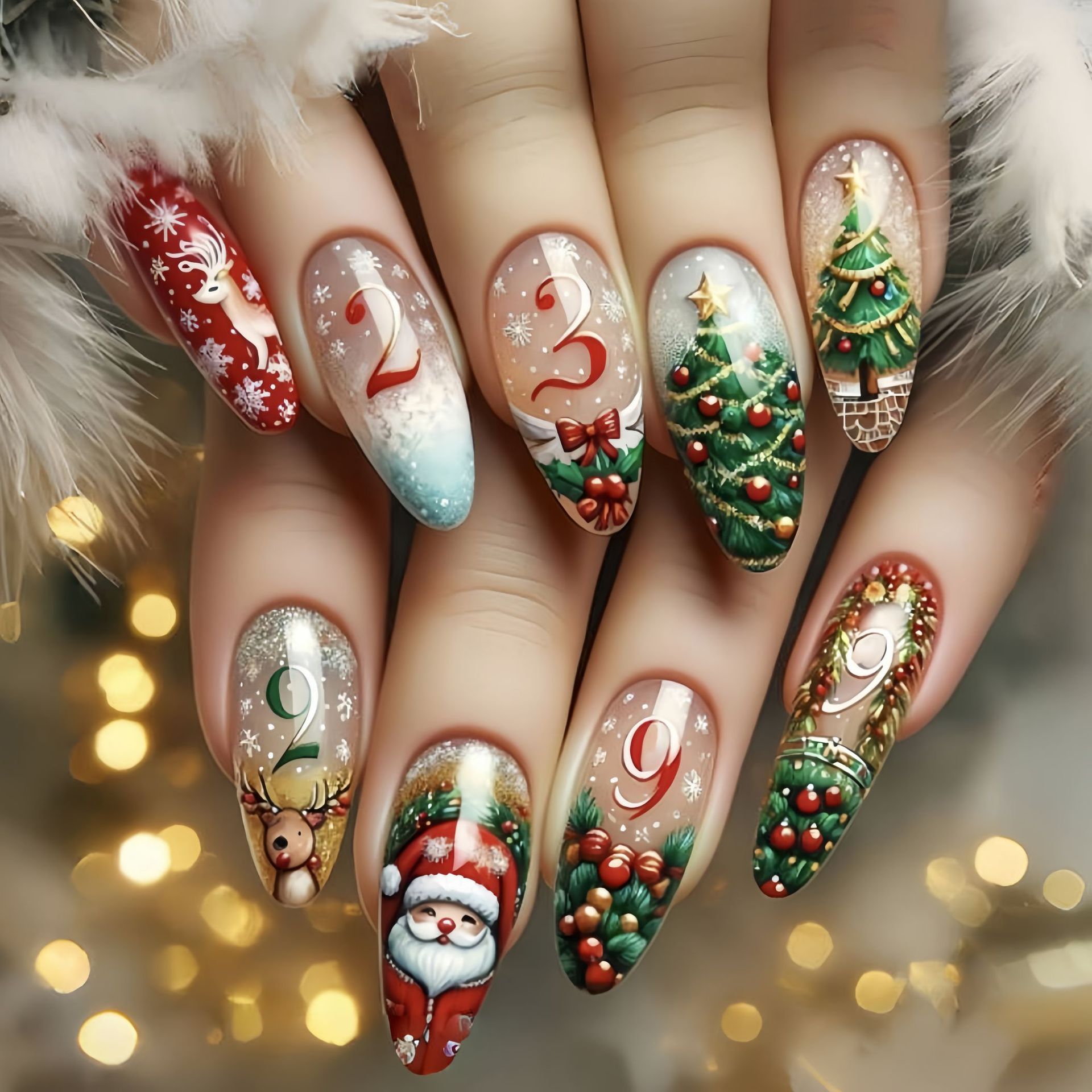 Medium nepnagels voor kerstfee - Christmas Tree Artificial recensie en prijs