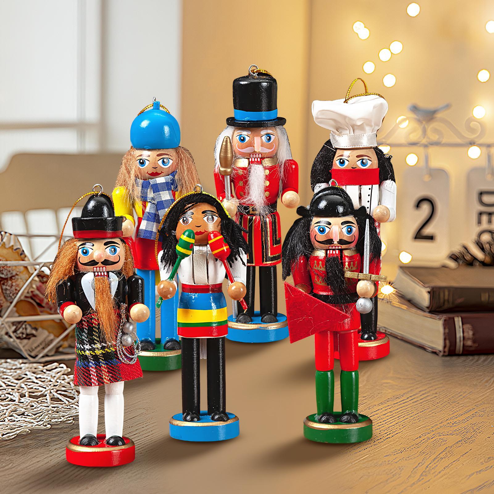 Notenkraker Kerst Decor 6-deli - Nutcracker Figurine recensie en prijs