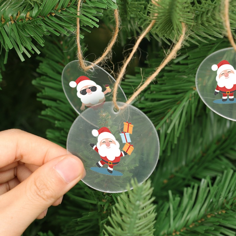 5/100x Lege Kerst Transparante - Christmas Stocking Hanging recensie en prijs