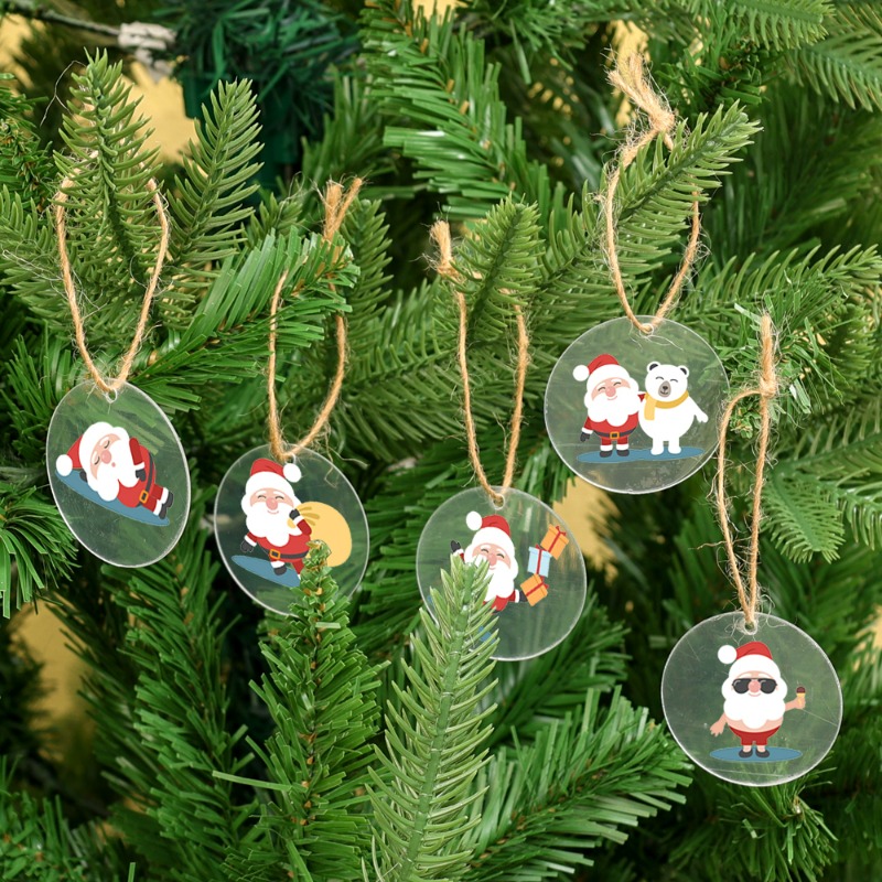 5/100x Lege Kerst Transparante - Christmas Stocking Hanging recensie en prijs