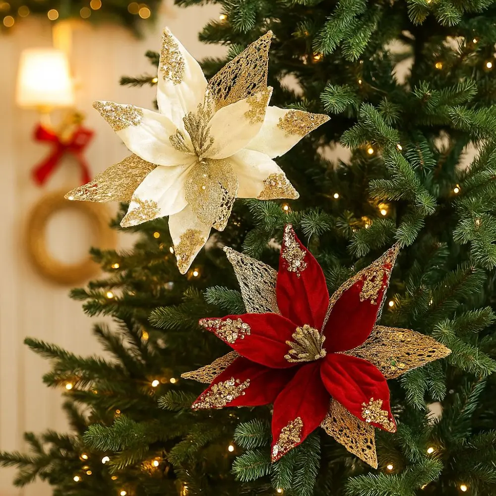 29cm kunstmatige kerstbloem fl - Christmas Wreath Fake recensie en prijs