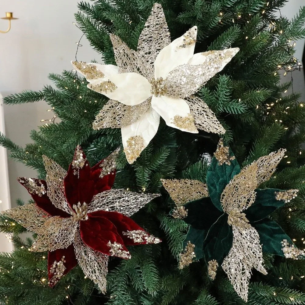 29cm kunstmatige kerstbloem fl - Christmas Wreath Fake recensie en prijs