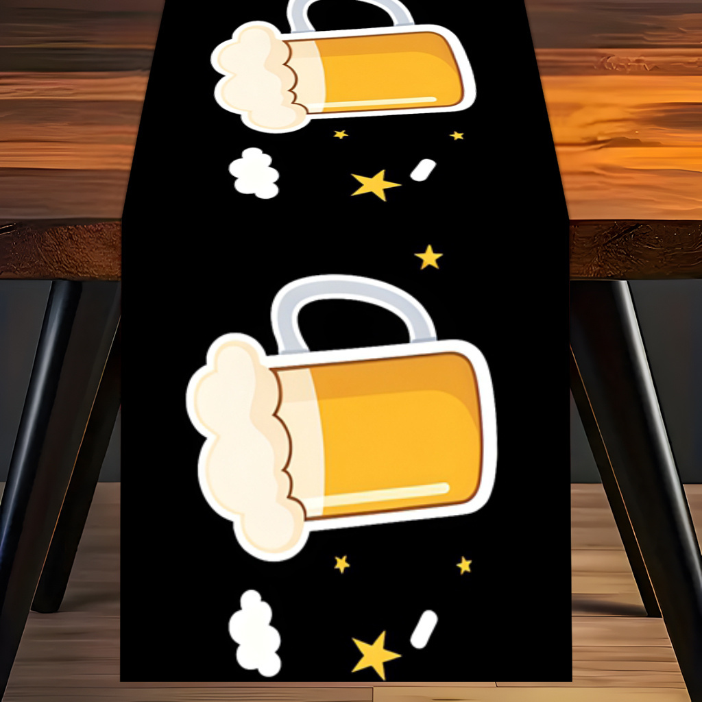 1 st 2D plat bedrukte tafellop - Christmas Table Runner recensie en prijs