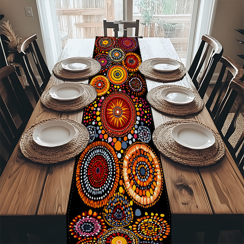 Mandala Dot Art Tafelloper Enk - Christmas Table Runner recensie en prijs