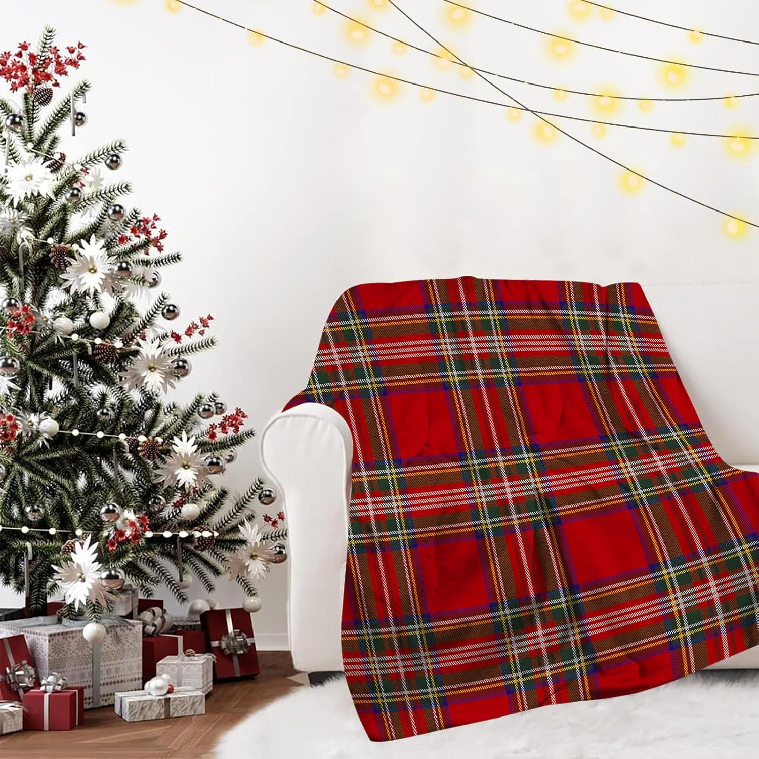 Kerst geruite dekens Schotse t - Christmas Throw Blanket recensie en prijs