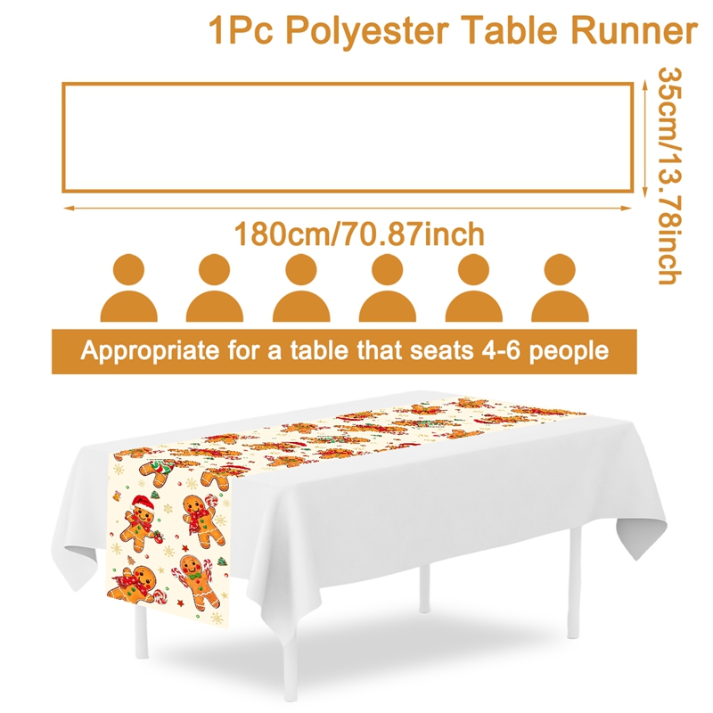 Tafelloper met kerstthema Ging - Christmas Table Runner recensie en prijs