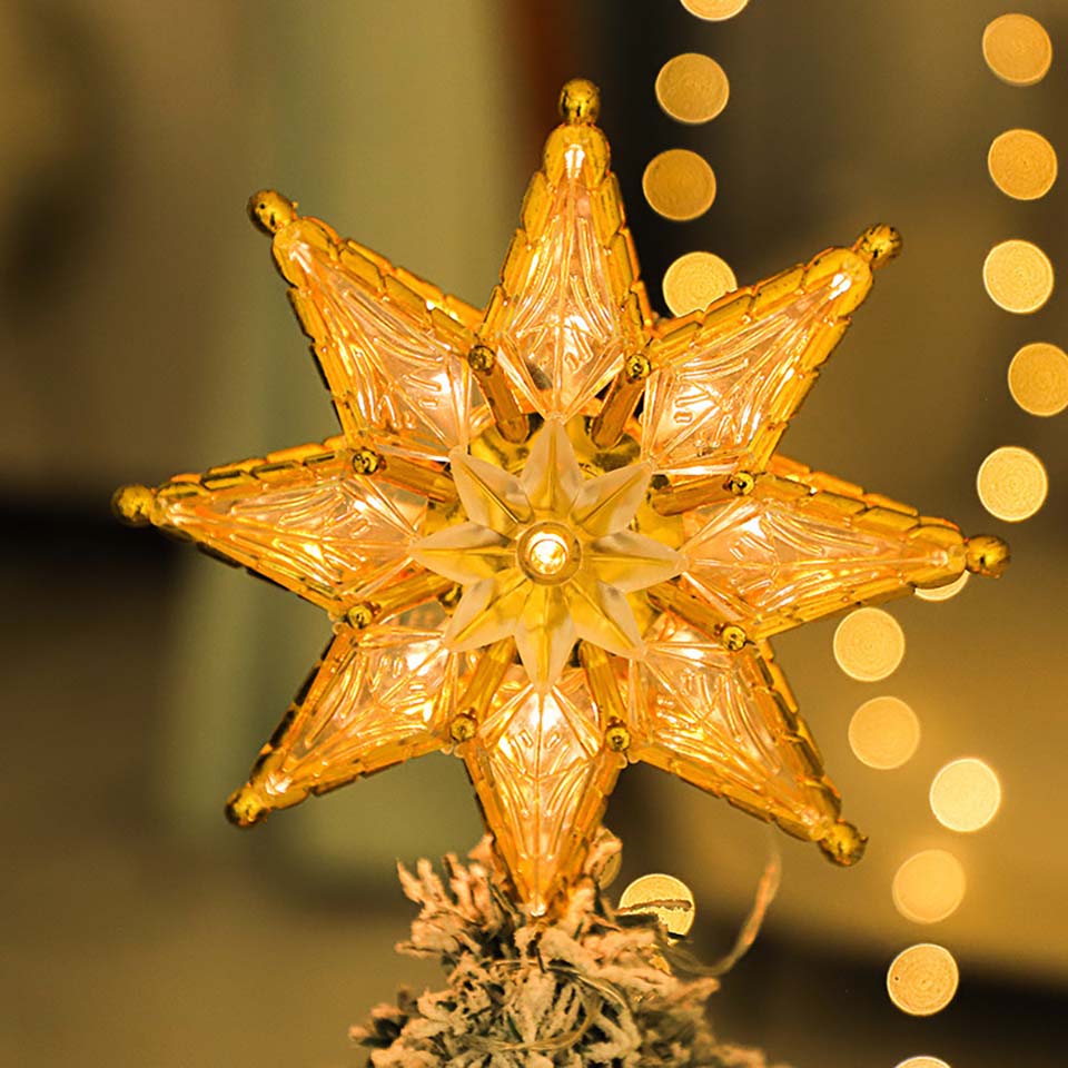 Verlichte Sterboomtopper Kerst - Star Tree Topper recensie en prijs