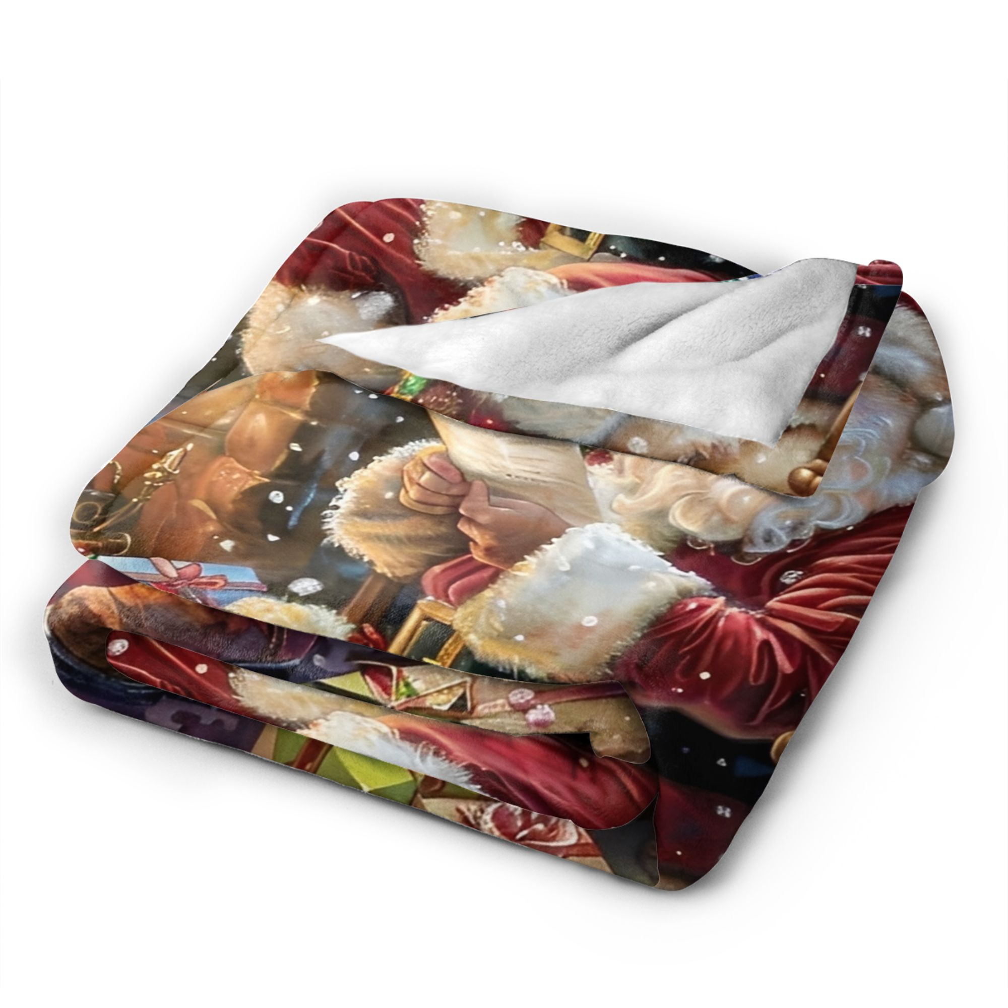Kerstman Kerst Flanellen Deken - Christmas Throw Blanket recensie en prijs