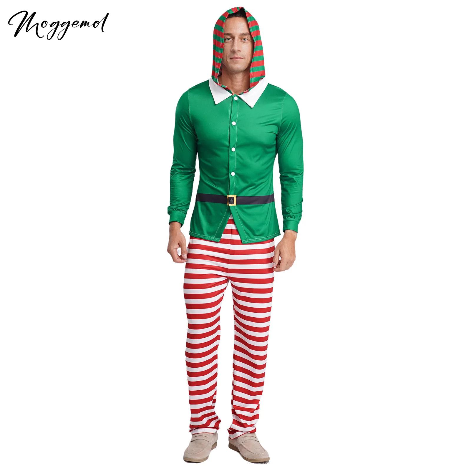 Heren kerstelf pyjama partij c - Elf Costume Christmas recensie en prijs