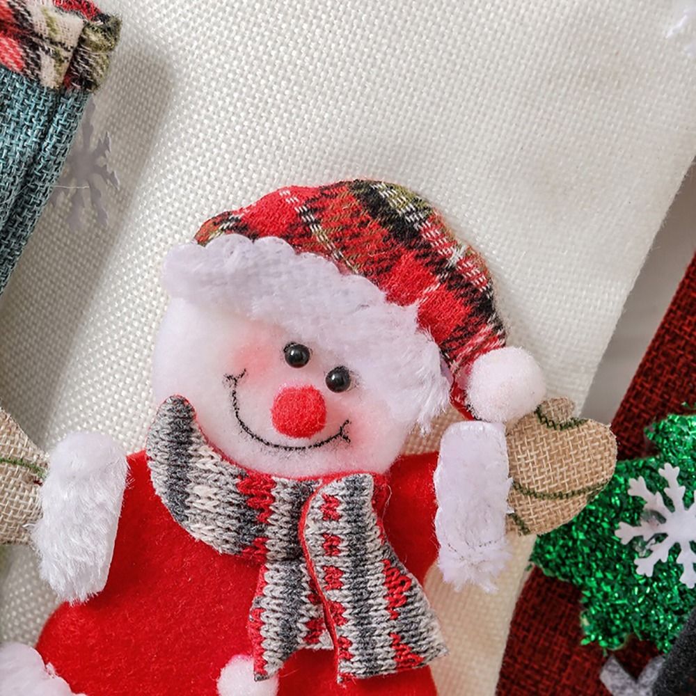 Veelkleurige kerstsok Sneeuwpo - Christmas Stocking Hanging recensie en prijs