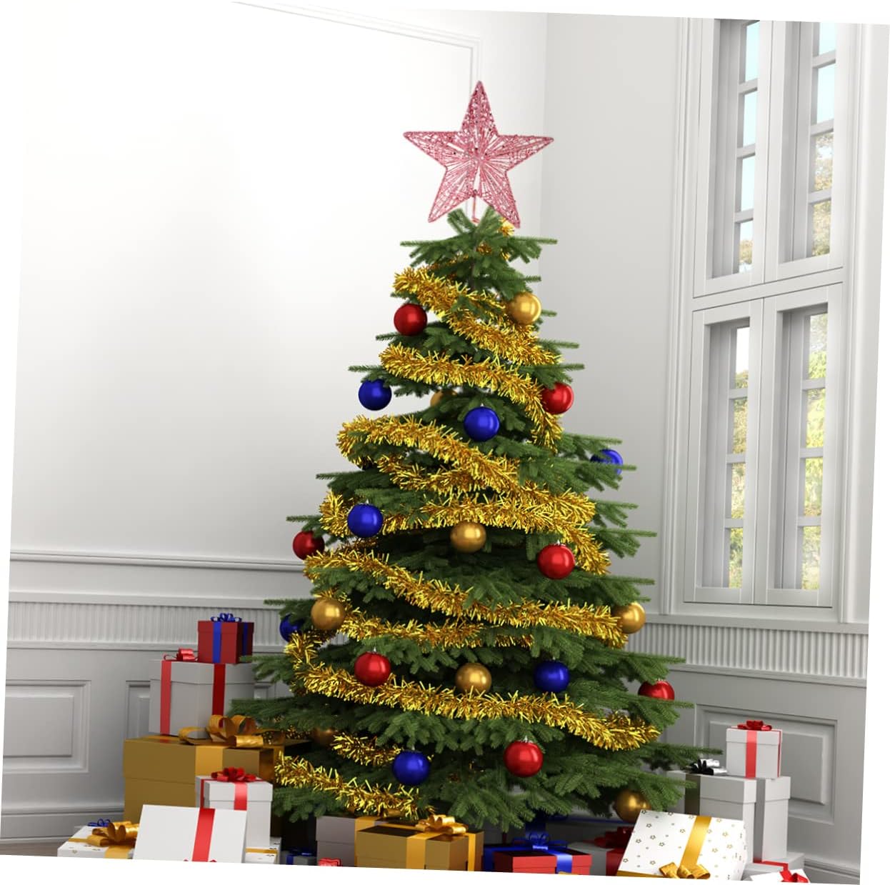 20 Kerstboom Topper Ster Goud  - Star Tree Topper recensie en prijs