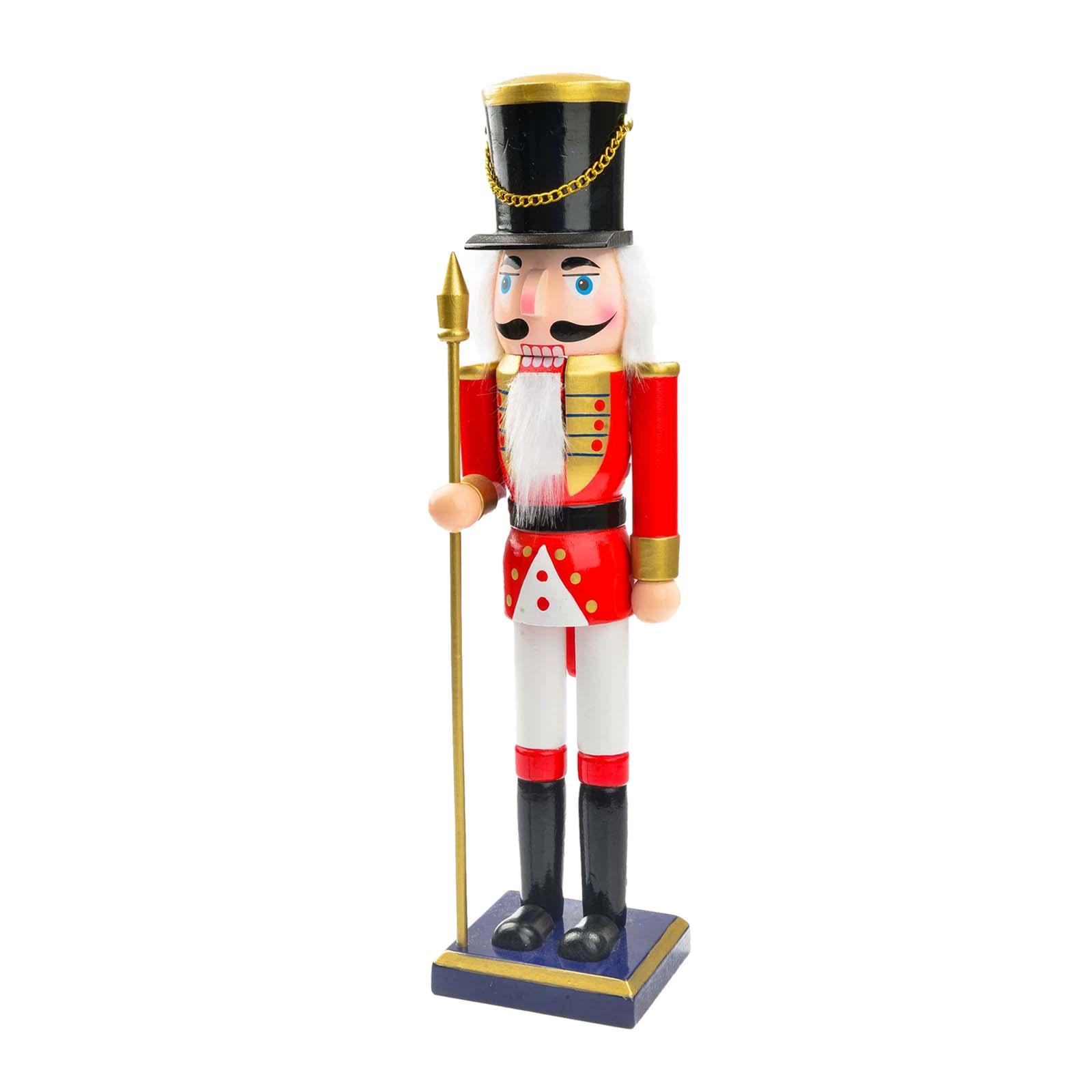 25 cm houten kerstnootkrakerbe - Nutcracker Figurine recensie en prijs