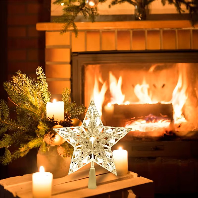 15 cm Kerst Gloeiende Boom Top - Star Tree Topper recensie en prijs