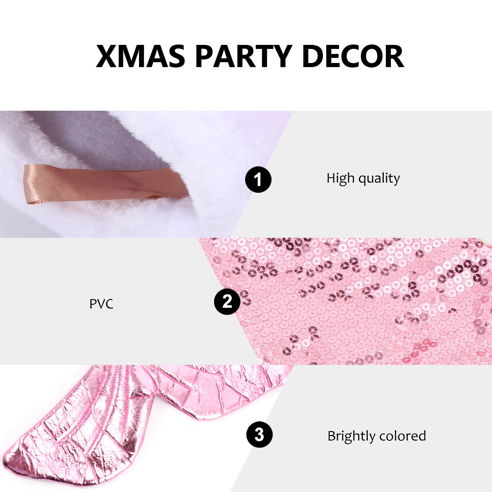 Pailletten Zeemeerminstaartkou - Christmas Stocking Hanging recensie en prijs