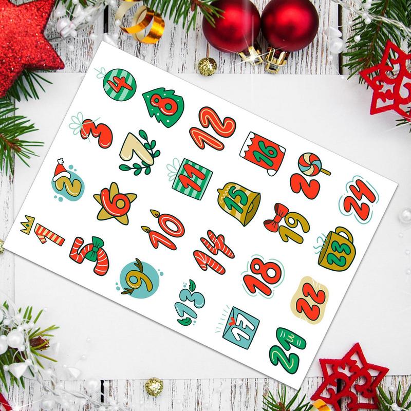 Merry Christmas Stickers Adven - Advent Calendar Gift recensie en prijs