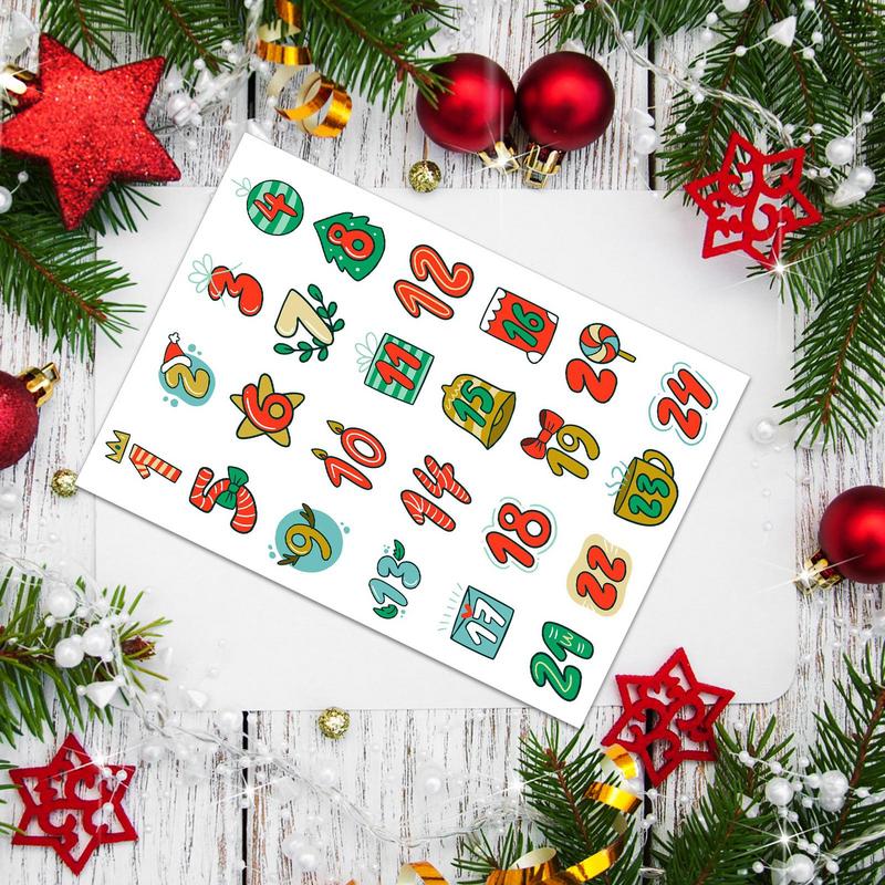 Merry Christmas Stickers Adven - Advent Calendar Gift recensie en prijs