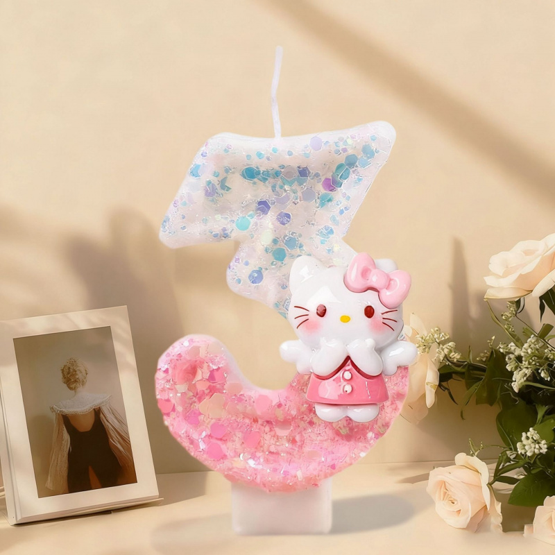 Hello Kitty Verjaardagskaarsen - Holiday Candle Set recensie en prijs