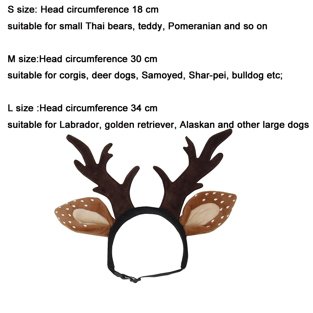 Honden Hoofdbanden Herten Kost - Reindeer Antlers Headband recensie en prijs
