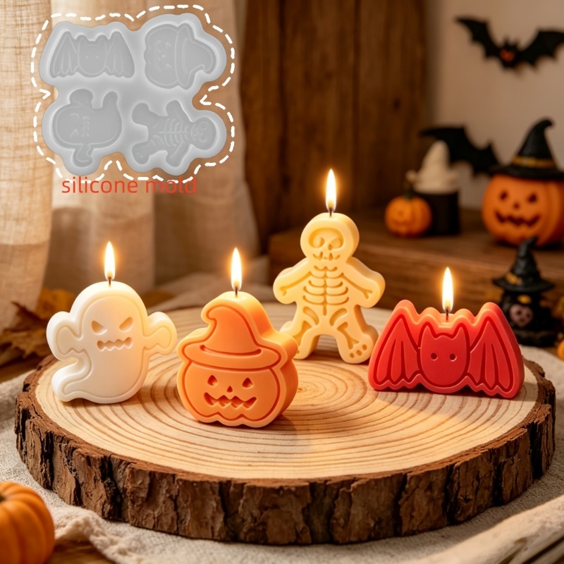 4-delige siliconenhars malset  - Holiday Candle Set recensie en prijs