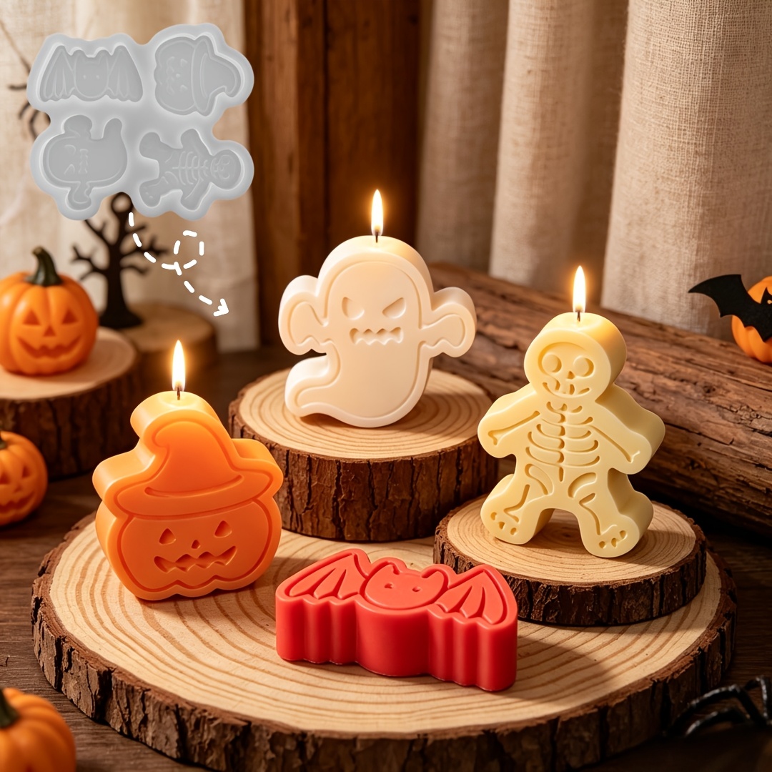 4-delige siliconenhars malset  - Holiday Candle Set recensie en prijs