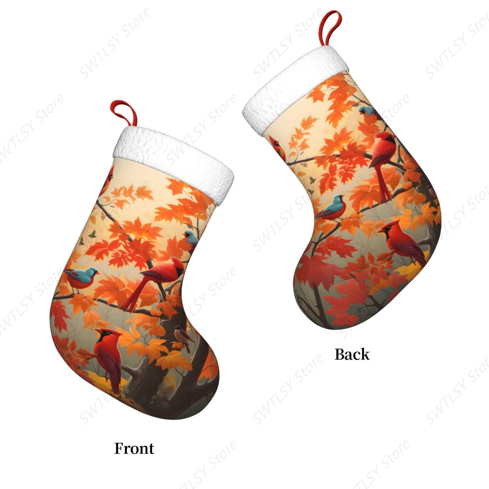 Herfst kardinaal vogels en esd - Christmas Stocking Hanging recensie en prijs