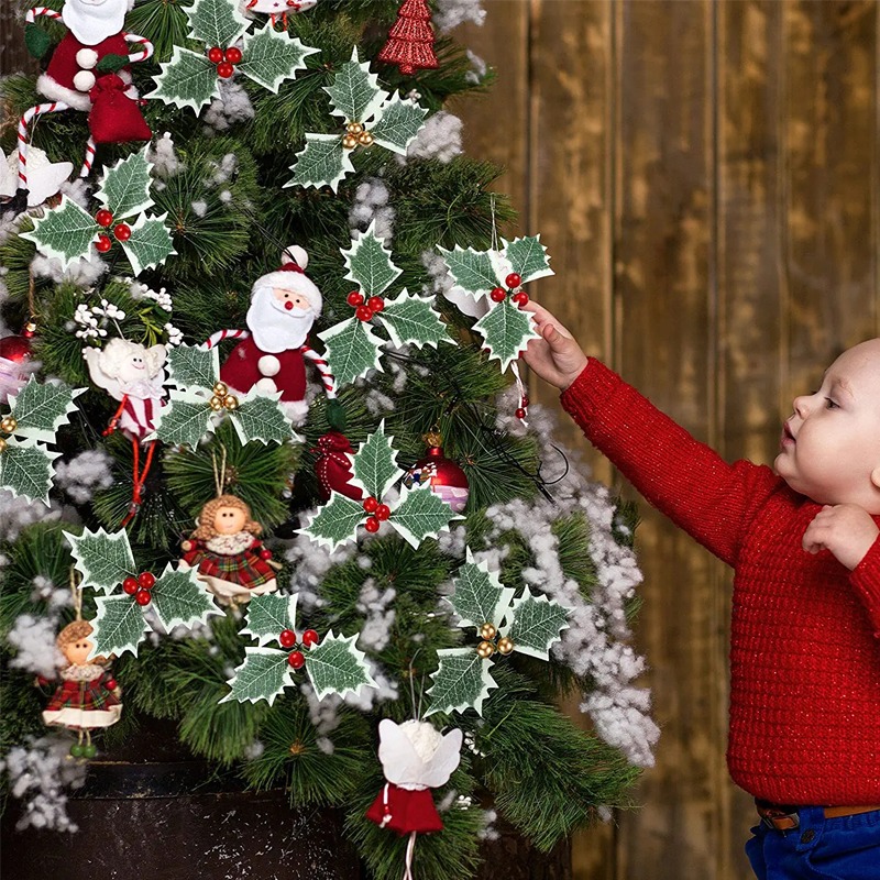 5-50 Stuks Kerst Hulst Bessen  - Christmas Wreath Fake recensie en prijs