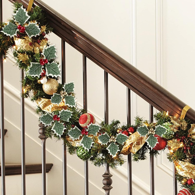5-50 Stuks Kerst Hulst Bessen  - Christmas Wreath Fake recensie en prijs