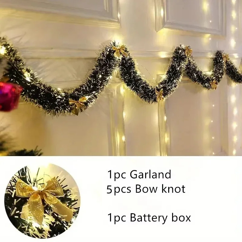 Kerstklatergoudslinger Kunstke - Tinsel Garland Decoration recensie en prijs